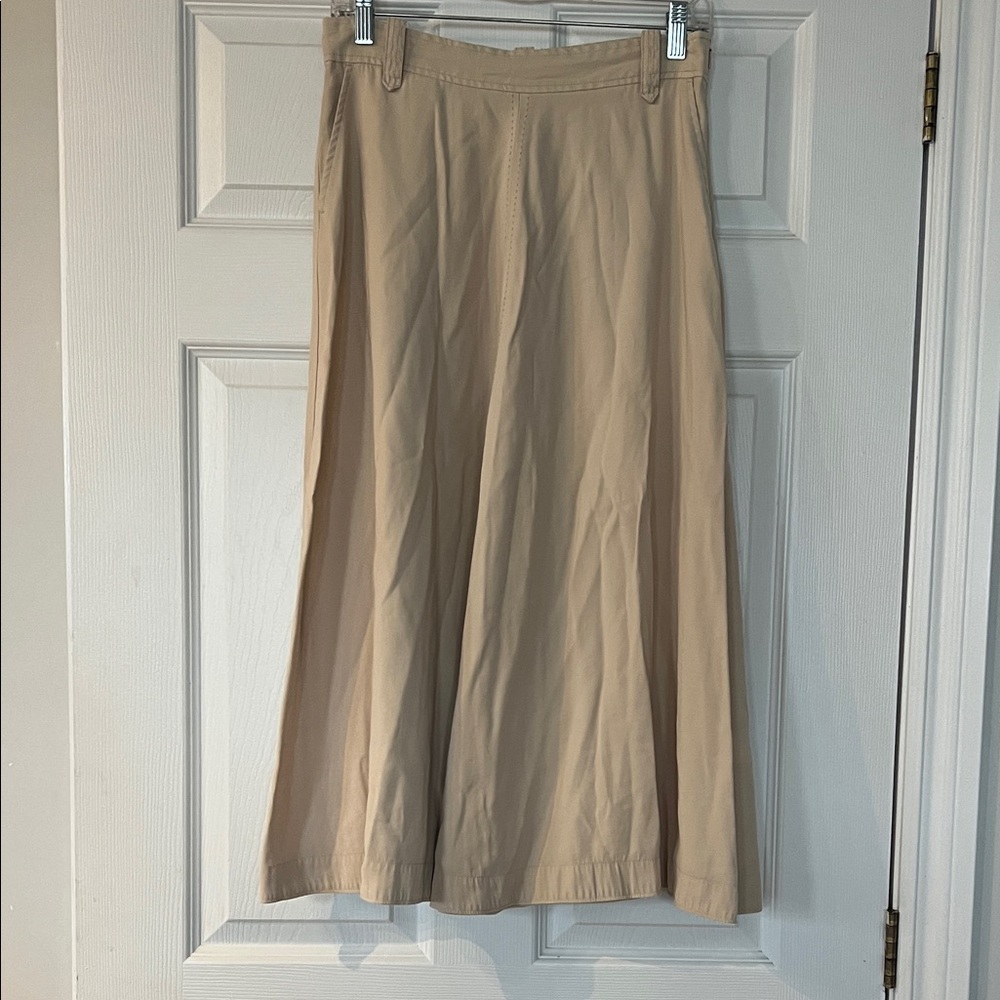 Banana Republic Beige A-Line Skirt - Picture 1 of 6